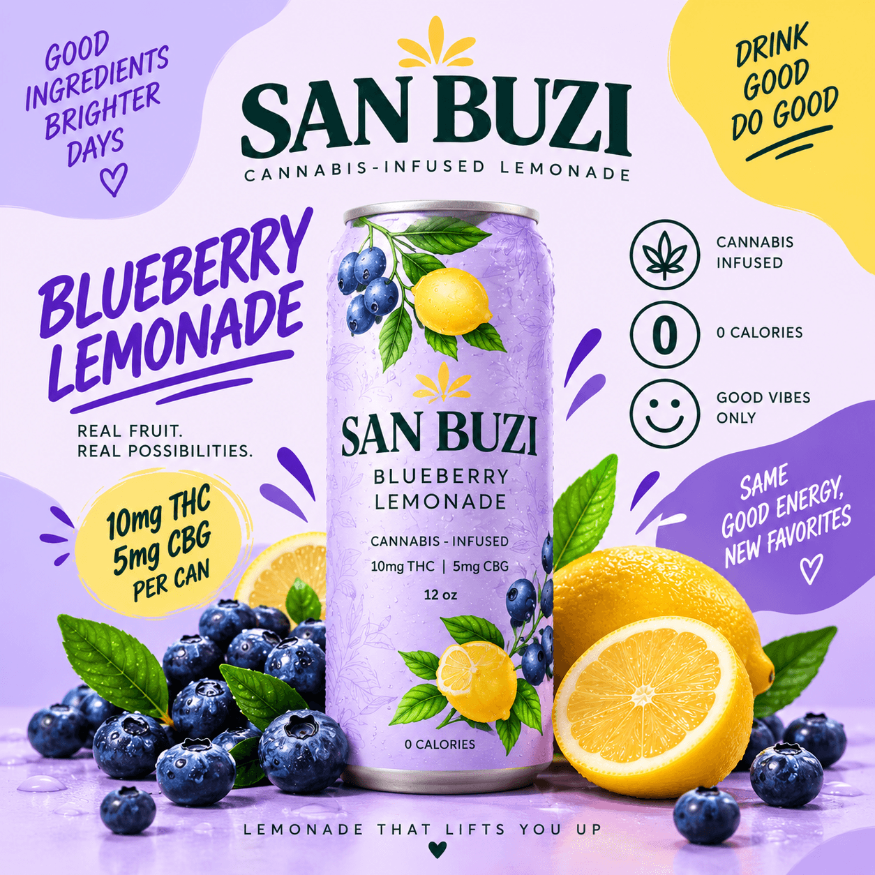 San Buzi Blueberry Lemonade